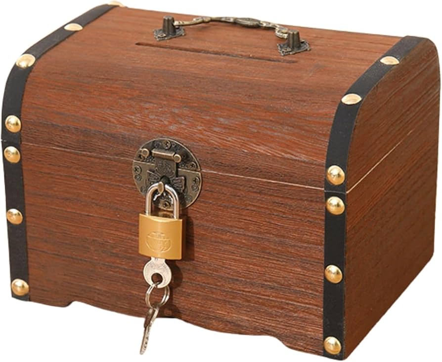 アンティーク　貯金箱　インディアン 楽天市場】宝箱 鍵付き アンティーク調 収納ケース トレジャー